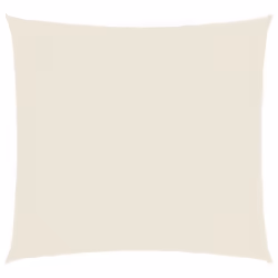 vidaXL Vela Parasole in Tela Oxford Quadrata 3x3 m Crema - Vista aggiuntiva 2