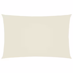 vidaXL Parasole a Vela Oxford Rettangolare 5x8 m Crema - Vista aggiuntiva 2