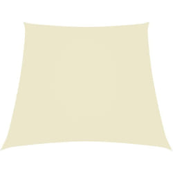 Parasole a Vela in Tela Oxford a Trapezio 2/4x3 m Crema