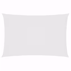 vidaXL Parasole a Vela Oxford Rettangolare 2x5 m Bianco - Vista aggiuntiva 2