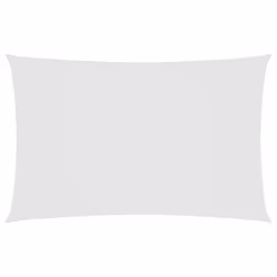 vidaXL Parasole a Vela Oxford Rettangolare 2,5x5 m Bianco - Vista aggiuntiva 2