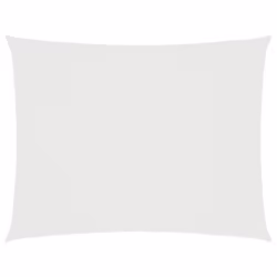 vidaXL Parasole a Vela Oxford Rettangolare 3x5 m Bianco - Vista aggiuntiva 2