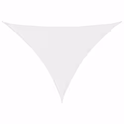 vidaXL Parasole a Vela Oxford Triangolare 3x4x5 m Bianco - Vista aggiuntiva 2