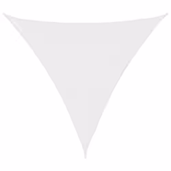 vidaXL Parasole a Vela Oxford Triangolare 4x4x4 m Bianco - Vista aggiuntiva 2