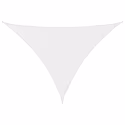 vidaXL Parasole a Vela Oxford Triangolare 5x6x6 m Bianco - Vista aggiuntiva 2