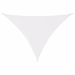 vidaXL Parasole a Vela Oxford Triangolare 5x5x6 m Bianco - Vista aggiuntiva 2