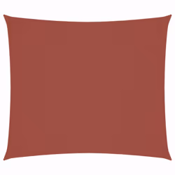 vidaXL Parasole a Vela Oxford Rettangolare 2x3 m Terracotta - Vista aggiuntiva 2