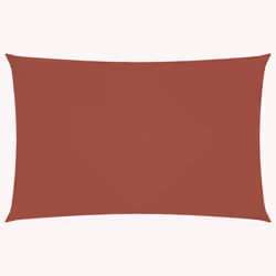 vidaXL Parasole a Vela Oxford Rettangolare 5x7 m Terracotta - Vista aggiuntiva 2