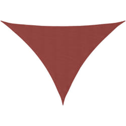 Parasole a Vela Tessuto Oxford Triangolare 3x4x5 m Terracotta Vidaxl