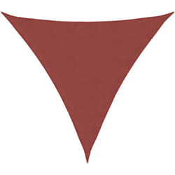 Parasole a Vela in Tessuto Oxford Triangolare 6x6x6m Terracotta Vidaxl