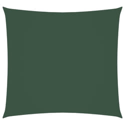 Parasole a Vela in Tela Oxford Quadrato 6x6 m Verde Scurocod mxl 95060