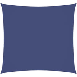 Parasole a Vela in Tela Oxford Quadrata 6x6 m Blu Vidaxl 53231