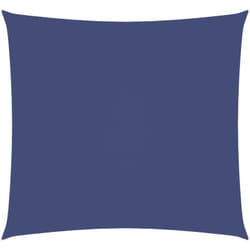 Parasole a Vela in Tela Oxford Quadrata 7x7 m Blu Vidaxl 89948
