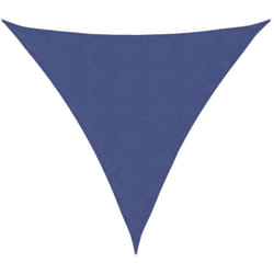 Parasole a Vela Oxford Triangolare 4x4x4 m Blu Vidaxl 300044