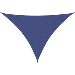 Parasole a Vela Oxford Triangolare 4x4x5,8 m Blu Vidaxl 655227