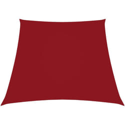 Parasole a vela, Vele ombreggianti in Tela Oxford a Trapezio 2/4x3 m Rosso vidaXL