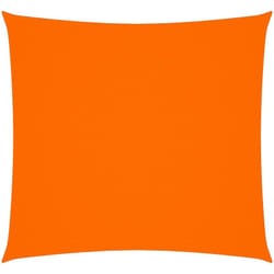 Parasole a Vela in Tela Oxford Quadrata 7x7 m Arancione Vidaxl 837624