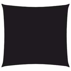 vidaXL Parasole a Vela in Tela Oxford Quadrata 3x3 m Nera - Vista aggiuntiva 2