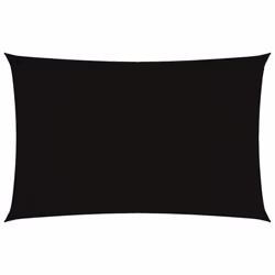 vidaXL Parasole a Vela Oxford Rettangolare 2x4,5 m Nero - Vista aggiuntiva 2