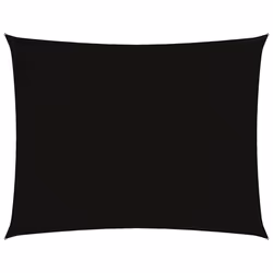 vidaXL Parasole a Vela Oxford Rettangolare 2,5x4 m Nero - Vista aggiuntiva 2