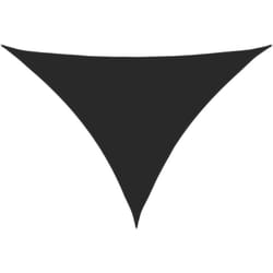 Parasole a vela, Vele ombreggianti Oxford Triangolare 3x3x4, 24 m Nero Vidaxl