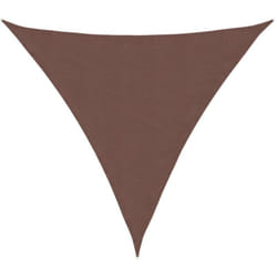 Parasole a vela, Vele ombreggianti in Tessuto Oxford Triangolare 5x5x5 m Marrone Vidaxl