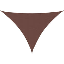 Parasole a vela, Vele ombreggianti Oxford Triangolare 5x6x6 m Marrone Vidaxl