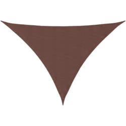 Parasole a vela, Vele ombreggianti Oxford Triangolare 5x5x6 m Marrone Vidaxl