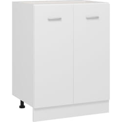 Armadio Inferiore Bianco 60x46x81,5 cm in Legno Multistrato Vidaxl 4181