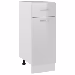 Armadio Inferiore Cassetto Bianco Lucido 30x46x81,5 Multistratocod mxl 79048