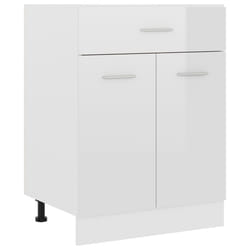 Armadio Inferiore Cassetto Bianco Lucido 60x46x81,5 Multistratocod mxl 121269