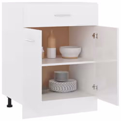 Armadio Inferiore Cassetto Bianco Lucido 60x46x81,5 Multistratocod mxl 121269