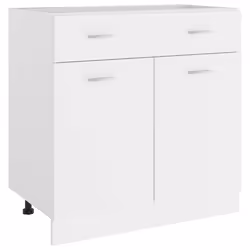 Mobile Inferiore Cassetto Bianco 80x46x81,5cm Legno Multistratocod mxl 102927