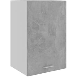 Mobile Pensile Grigio Cemento 39,5x31x60cm in Legno Multistrato