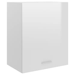 Mobile Pensile Bianco Lucido 50x31x60 cm in Legno Multistratocod mxl 121314