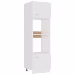 Armadio per Microonde Bianco 60x57x207 cm in Legno Multistratocod mxl 97160