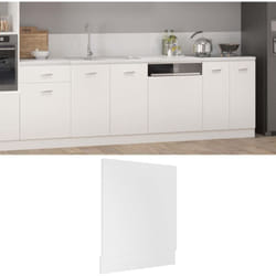 Pannello per cucina da lavastoviglie 59,5x3x67 cm moderno vari colori colore : Bianco
