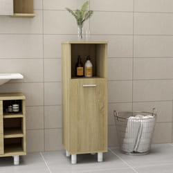 Vidaxl - Armadio da Bagno, Mobile da Bagno Rovere Sonoma 30x30x95 cm in Legno Multistrato 1850