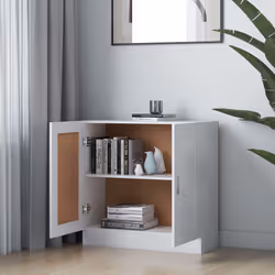 Libreria Bianca 82,5x30,5x80 cm in Legno Multistratocod mxl 103228