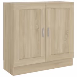 vidaXL Libreria Rovere Sonoma 82,5x30,5x80 cm in Legno Multistrato - Vista aggiuntiva 2