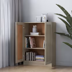 vidaXL Libreria Rovere Sonoma 82,5x30,5x115 cm in Legno Multistrato - Vista aggiuntiva 3