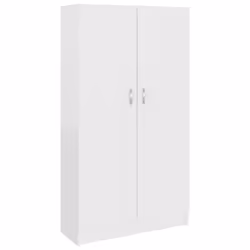 vidaXL Libreria Bianca 82,5x30,5x150 cm in Legno Multistrato - Vista aggiuntiva 2