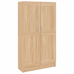 vidaXL Libreria Rovere Sonoma 82,5x30,5x150 cm in Legno Multistrato - Vista aggiuntiva 2