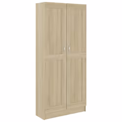 vidaXL Libreria Rovere Sonoma 82,5x30,5x185,5 cm in Legno Multistrato - Vista aggiuntiva 2
