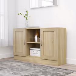 Questa credenza, pratica e alla moda, è pensata per costituire un'aggiunta ideale alla vostra stanza. Questo armadietto, real ...
