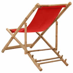 VidaXL 313020 sedia da esterno Terrazzo Seduta imbottita Bamboo, Poliestere - Vista aggiuntiva 4