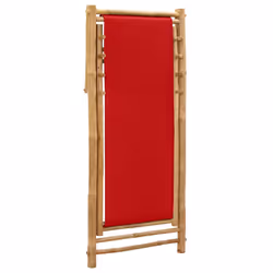 VidaXL 313020 sedia da esterno Terrazzo Seduta imbottita Bamboo, Poliestere - Vista aggiuntiva 6