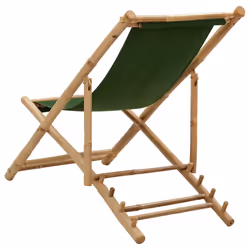 VidaXL 313021 sedia da esterno Terrazzo Seduta imbottita Bamboo, Poliestere - Vista aggiuntiva 4