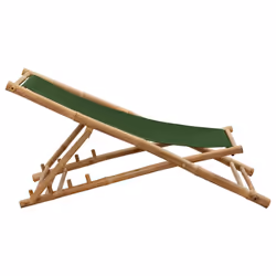 VidaXL 313021 sedia da esterno Terrazzo Seduta imbottita Bamboo, Poliestere - Vista aggiuntiva 5