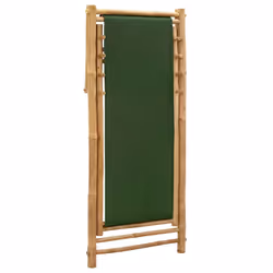 VidaXL 313021 sedia da esterno Terrazzo Seduta imbottita Bamboo, Poliestere - Vista aggiuntiva 6